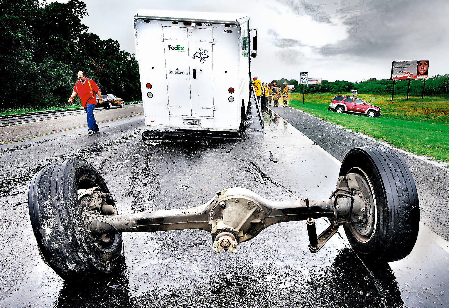 FedEx wreck
